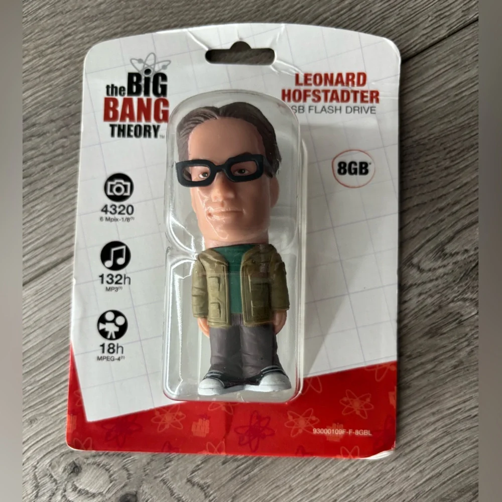 The Big Bang Theory USB Flash Drive - Red and White